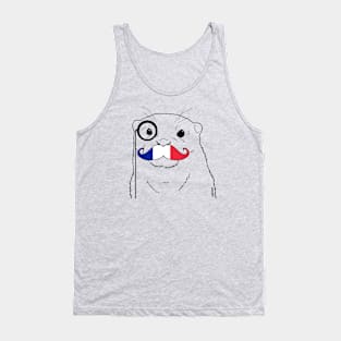 Mustache Flag France Tank Top